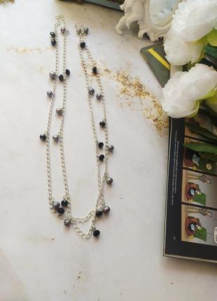 Ланцюжок з підвісками із намистин