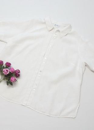 Лляна сорочка, блуза, ulla popken, льон.3 фото
