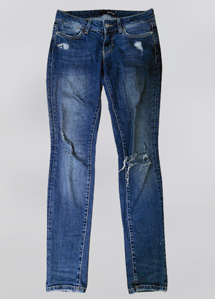 💙💙💙стильные женские рваные, зауженные джинсы guess💙💙💙