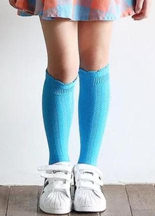 Гольфы гетры носки детские для девочки 7-10л1 фото
