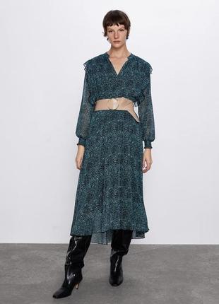 Сукня zara довга. плаття zara довге