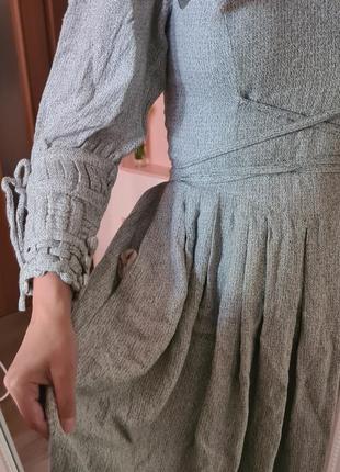 Шикарное винтажное платье 36р, s, шелк berwin&wolff