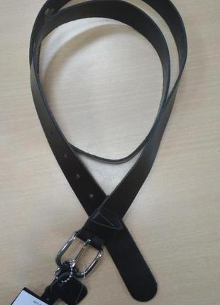 Пояс, ремінь, чоловічий, жіночий, чорний, шкіряний, c&a, розмір xl (115-125см), 21784