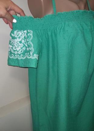 Шикарное хлопковое платье сарафан4 фото
