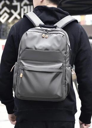 Мужской рюкзак для ноутбука, мужской нейлоновый водонепроницаемый рюкзак, вместительные школьные рюкзак6 фото