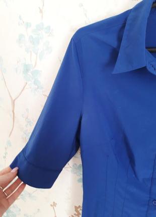 Ярко-синяя блуза2 фото