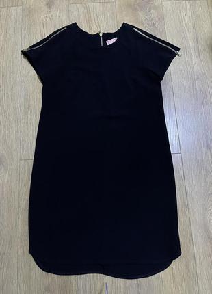 Платье футбола молнии коороткое мини