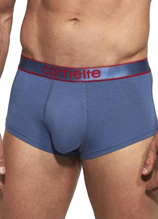 Чоловічі бавовняні труси-шорти синього кольору cornette 101/05 real men