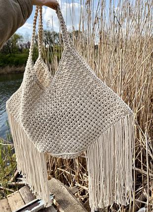 Сумка макраме