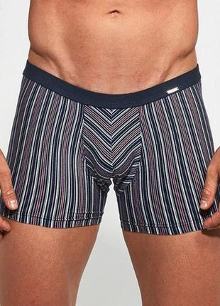 Чоловічі шорти шорти з віскози синього кольору з принтом cornette 912/74 infinity