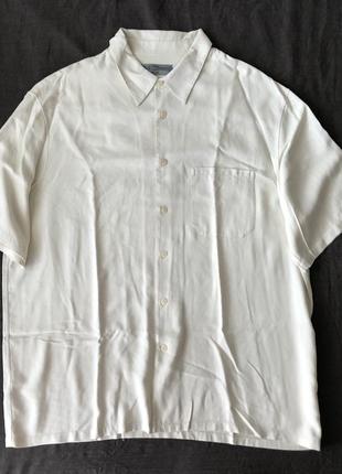 Рубашка . натуральный шелк  100%. xl(65)1 фото