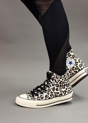 🐱🌼🐆converse high leopard🐆🌼🐱жіночі кеди конверс високі, кеды конверс леопард, кеды конверс женские