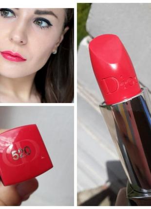 Помада dior rouge# 520 feel good