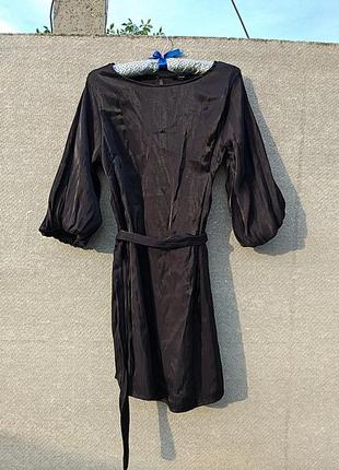 Чёрное мини платье платье размер 34-363 фото