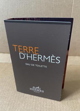Hermes terre d`hermes edt 2ml1 фото
