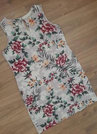 Льняное платье george