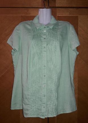 100% льон  брендова натуральна  сорочка  блуза  від gerry  weber