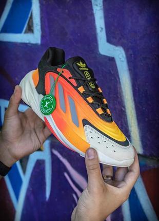 Adidas ozelia orange/white чоловічі кросівки адідас