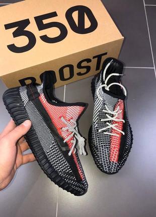 Кроссовки мужские adidas yeezy boost 350 красные  / кросівки чоловічі адидас адідас изи буст кроссы9 фото