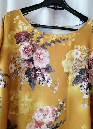 Блуза футболка туніка і легкої струминної тканини супер софт стильна жіноча туніка (батал) в наявнос8 фото
