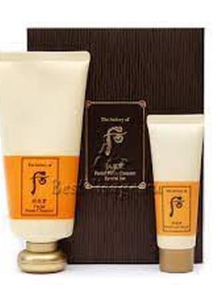 The history of whoo facial foam cleanser set, люкс набор для умывания