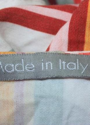 Легка блузка в смужку лиоцел італія5 фото