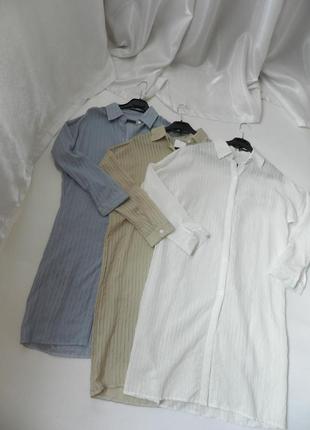 ✅ напівпрозора блуза сорочка туніка можна носити на пляжну накидку на купальник, заміри** плечі від5 фото
