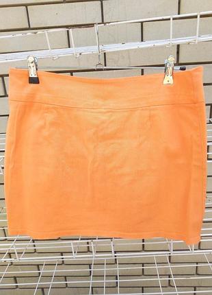 Юбка оранжевая, размер м.