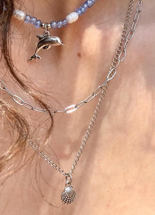 Набір намисто підвіска ланцюжок