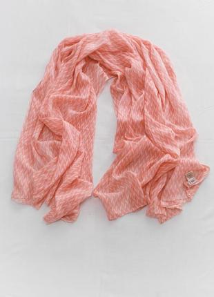 Коралловый шарф палантин beck sondergaard