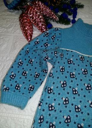 ❄винтажное детское платье ссср,  к зиме❄ 5