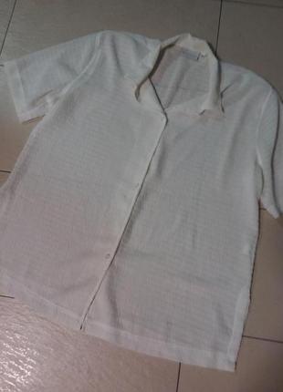 Легкая белая блузочка 20 размера