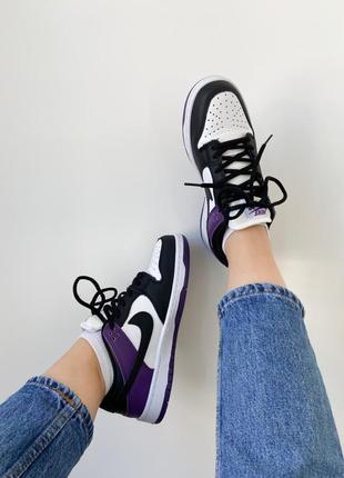 Nike sb dunk low "court purple" жіночі кросівки найк9 фото