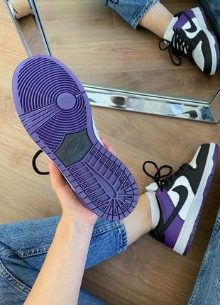 Nike sb dunk low "court purple" жіночі кросівки найк5 фото