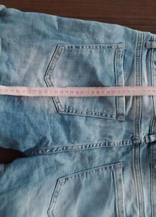 Турецкий джинсовый комбинезон шорты с вышивкой размер 44-466 фото
