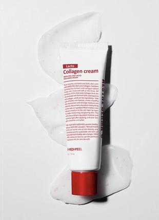 Укрепляющий крем с коллагеном и лактобактериями medi-peel red lacto collagen cream