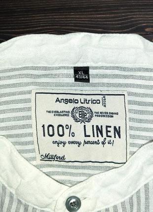 Рубашка angelo litrico® оригинал xl-xхl лён5 фото