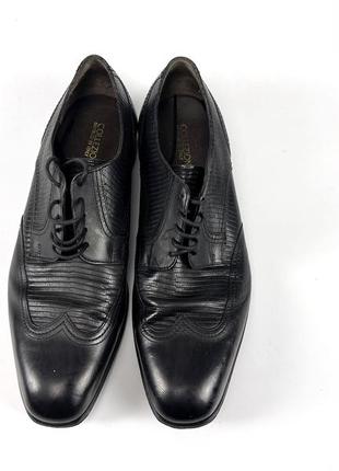 Туфлі шкіряні чорні m&s colezione, якісні1 фото
