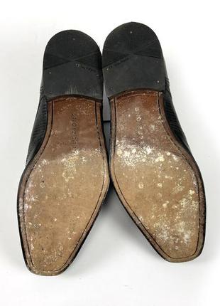 Туфлі шкіряні чорні m&s colezione, якісні4 фото