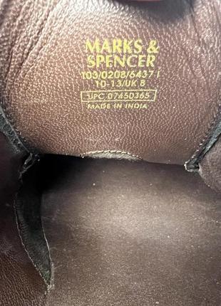Туфлі шкіряні чорні m&s colezione, якісні5 фото