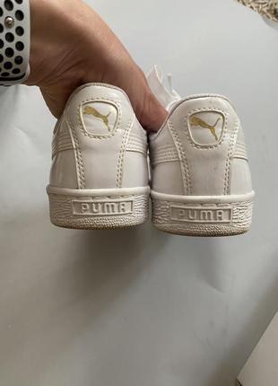 Лаковые кеды puma basket3 фото