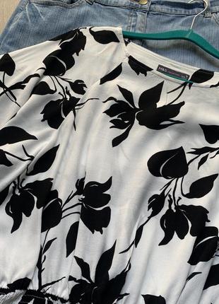 Marks&spenser легкая натуральная блуза.6 фото