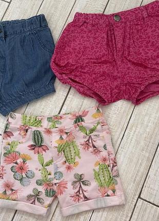 Джинсові, літні шорти на малишку