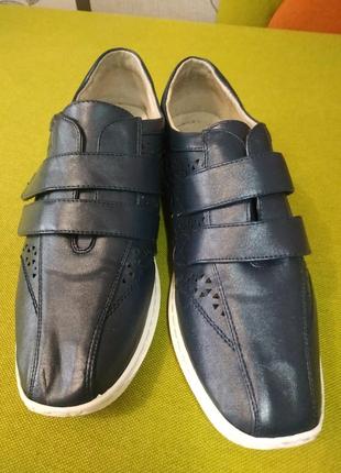 Кожаные летние туфли damart  с перфорацией р. 42, стелька 27,5 см в идеальном состоянии5 фото