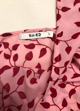 Крута блузка шифонова нарядна блуза топ na-kd asos4 фото