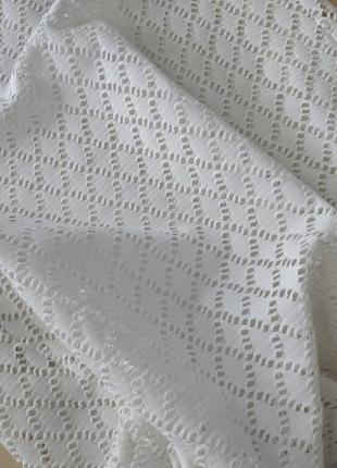 Біле перфоровані сукня сарафан comma7 фото