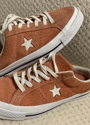 Converse унісекс кеди-мокасіни відкриті замша оригінал2 фото