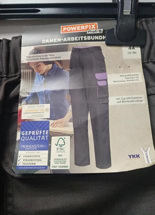 Робочі жіночі функціональні штани 2 в 1 powerfix німеччина р. eur 447 фото