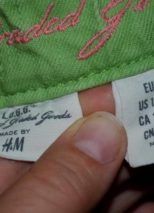 1 - 2 года 92 см h&m фирменные яркие коттоновые шорты бриджи моднику5 фото