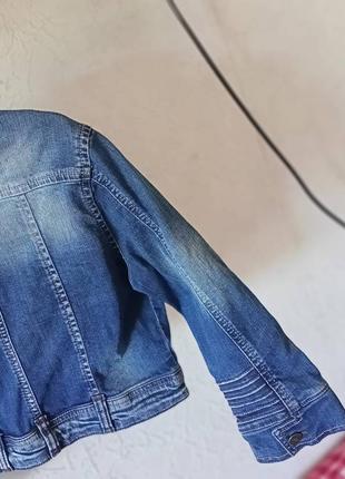 Пиджак джинсовый размер 116-1227 фото